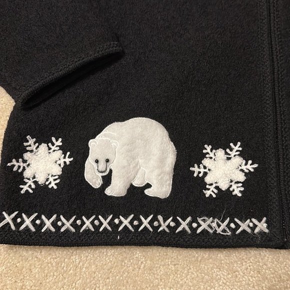 Beautiful 100% wool Eminent by Lisa zip front jacket/sweater size L - Picture 5 of 13